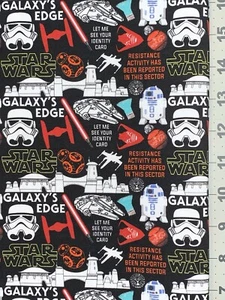 Disney Star Wars Fabric Fat Quarter 18”x28” Spandex Stretch - Picture 1 of 1