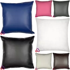 Cuscino PVC ecopelle con inserto estraibile fatto a mano divano letto decorazione grana - Foto 1 di 8