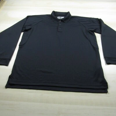 5.11 Tactical Polo Shirt Mens Large Black Tech Long Sleeve Outdoor Workwear A3 - Image 1 of 4