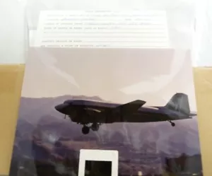 UNION 76 OIL PRINT: 1972 DC-3 N760 PLANE ON TAKEOFF @ BURBANK AIRPORT -U227 - Picture 1 of 6