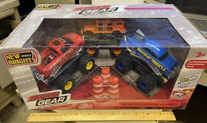 RARE New Bright Speed Gear Dodge Ram/Hummer/Bel Air MONSTER EXTREME PLAYSET NEW - Picture 1 of 11