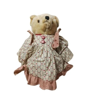 Orsacchiotto Tesori Cuore Tenero 1992 Peluche Imbottito Giunto Posabile Mela 12" - Foto 1 di 7