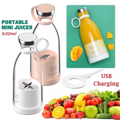 Mini Frullatore Elettrico Portatile Mixer Shaker Bottiglia USB Ricaricabile Fitness UK - Immagine 1 di 4