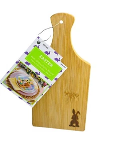 Easter Wood  Mini Charcuterie Board Decorative 7.5Inx3.5In - Picture 1 of 4