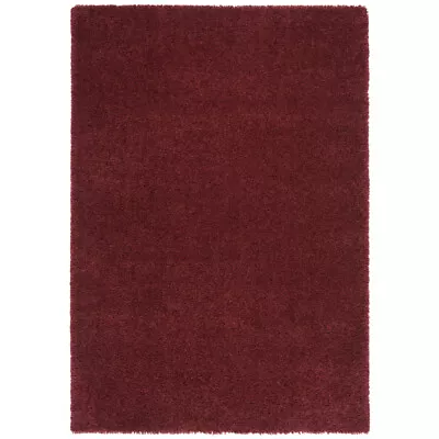 SAFAVIEH August Shag Collection AUG900S Burgundy Rug