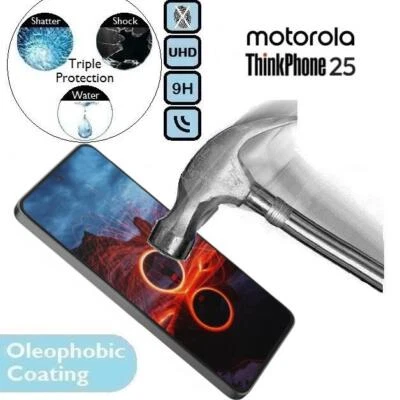 100% Tempered Glass Screen Protector Moto Think Phone For Motorola Thinkphone 25 - Image 1 of 2
