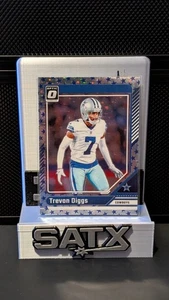 Holo Emoji Panini Donruss Optic Blue Stars 2024 Trevon Diggs #55 - Imagen 1 de 2