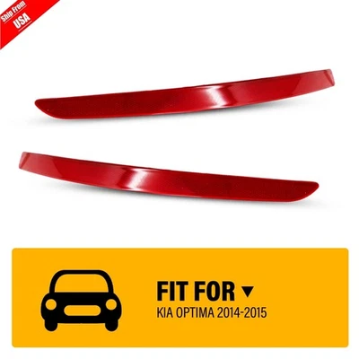 Pair Bumper Reflector Assembly Rear Left + Right Side For Kia Optima 2014-2015 - Image 1 of 4