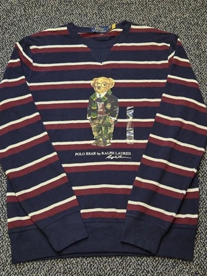 Polo Bear свитер рубашка размер маленький новый чистый камуфляж Ralph Lauren  - Изображение 1 из 4