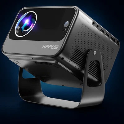 4K Projector 20000 Lumen LED 1080P WiFi Bluetooth UHD Portable Home Theater - Image 1 of 4