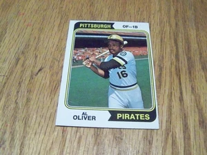 AL OLIVER 1974 TOPPS BASEBALL CARD # 52 - Picture 1 of 1