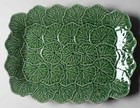 Bordallo Pinheiro Geranium Green 15" Rectangular Serving Platter 7643905