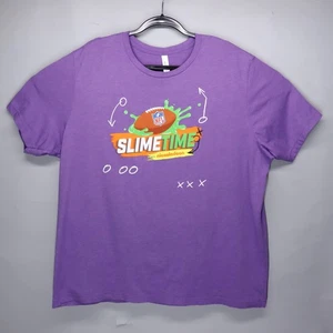 Camiseta NFL Nickelodeon Slime Time Para Hombre Talla 3XL Púrpura Juego de Fútbol Adulto - Imagen 1 de 5