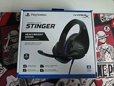 HyperX Cloud Stinger Ps4/Ps5  Headset/Kopfhörer Gaming Headset! Schwarz/Blau - Bild 1 von 2