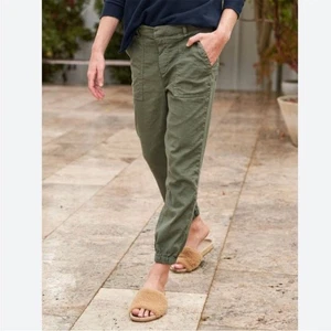 Frank & Eileen Jameson Utility Jogger Pant Army Green Flax Größe 2 - Bild 1 von 10