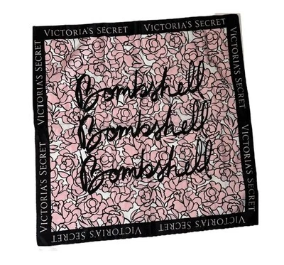 Bufanda floral rosa y negra Bombshell Victoria's Secret nueva con etiquetas Foto 1 de 2