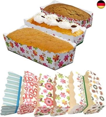 Lsydgn 100 Stück Einweg Mini Kuchenformen Papierbackform Set Mini Backform Aus  - Bild 1 von 4