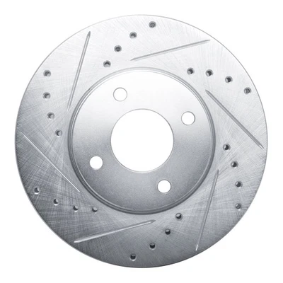 For Hyundai Grand i10 15-18 Brake Rotor eLINE Drilled & Slotted 1-Piece Front - Imagem 1 de 3