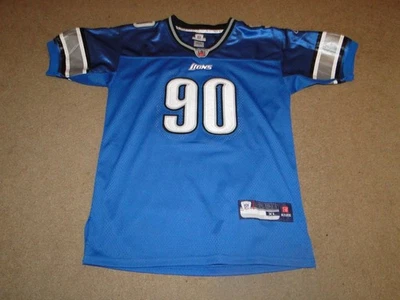 JERSEY RETRO DE LOSTROIT LIONS NDAMUKONG SUH NFL DE REEBOK JUVENIL TALLA XL Foto 1 de 2