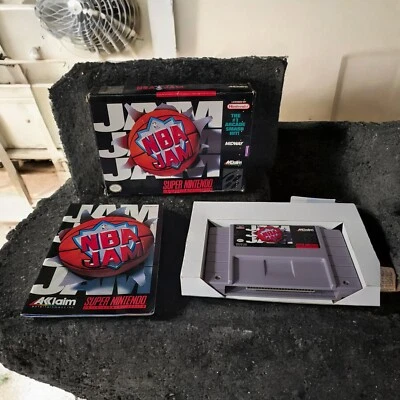Super Nintendo Entertainment System (SNES) - NBA Jam - Complete In Box (CIB) - Image 1 of 4
