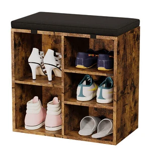 Shoe Cabinet Shoe Storage Bench Shoes Rack Shoe Organizer Entryway - Picture 1 of 10
