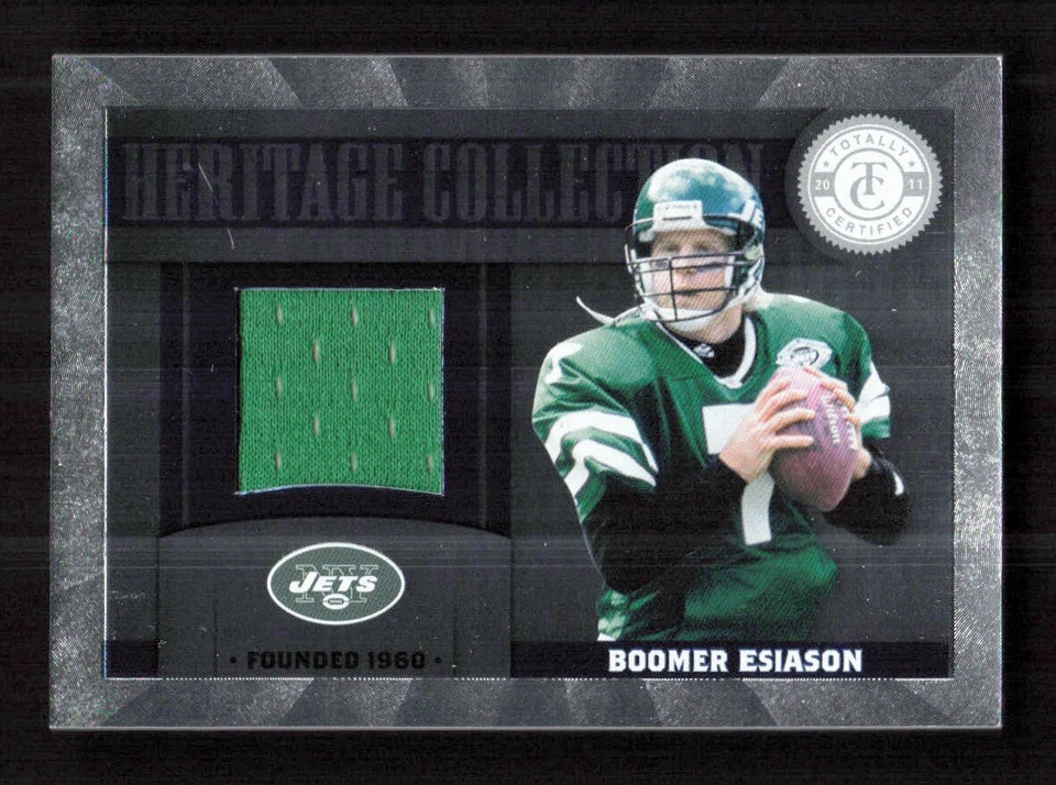 2012 Panini Totally Certified #5 Boomer Esiason Heritage Collection Jersey /249 - Image 1 of 2