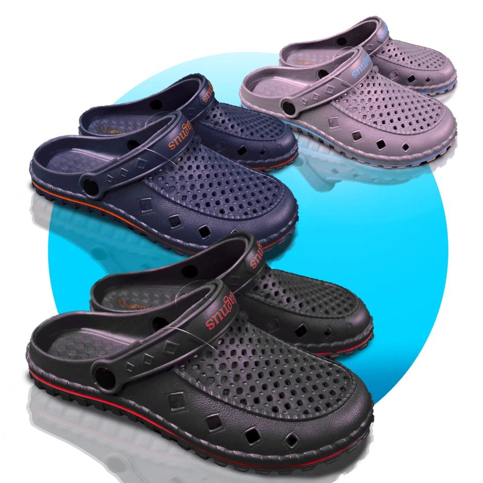 Clogs Schuhe Hausschuh Magnus Gr.41 Herrenschuhe gelocht +Riemen Farbauswahl