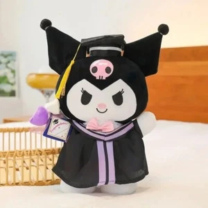 Kuromi B 14 Inch Stuffed Animal Plush Toys Toddler Fluffy Dolls Kids Gifts - Picture 1 of 3