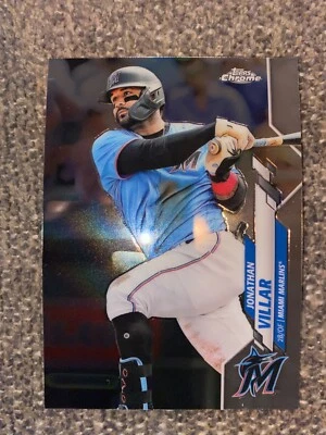 2020 Topps Chrome Update Marlins Jonathan Villar Baseball Card #U-13 - Image 1 of 2