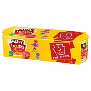 Heinz Triple Pack Spaghetti Hoops 3 x 205g - Picture 1 of 1
