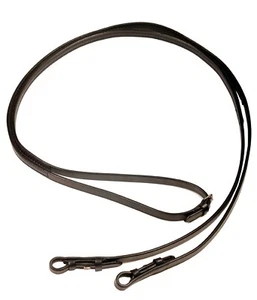 Leather Reins with Half Rubber - Hunter Style - Picture 1 of 4