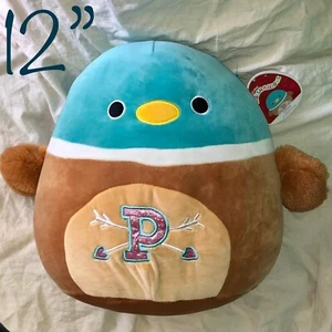 Squishmallow 12” Daksa el Pato ~ San Valentín 2022 ~ Monograma - Imagen 1 de 3