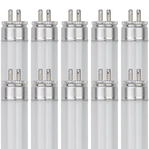 Sunlite F13T5/WW 13-Watt T5 Linear Fluor Lamp Mini Bi Pin Base, Warm White 10-PK - Picture 1 of 1
