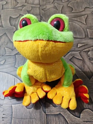 Ganz Webkinz HM109 Plush Green Tree Frog 8" Toy No Code  - Image 1 of 4