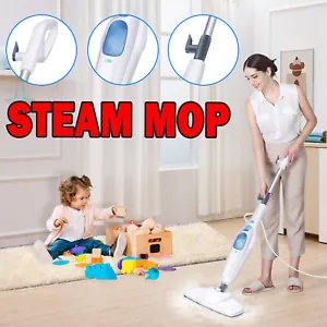 1500W Hot Steam Mop Cleaner Floor Carpet Window Washer Hand Steamer Cleaning - Picture 1 of 11
