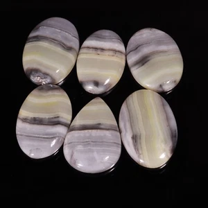 loose gemstones natural, Top Quality Natural Lace Agate Mix Shape Cabochons - Picture 1 of 4