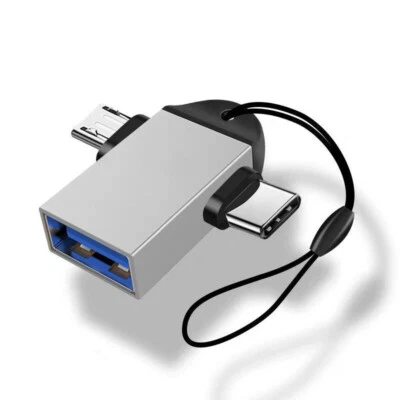 4/2/1Pc Connector OTG USB 3.0 Female To Micro/USB C Male Converter Adapte↔ - Image 1 of 4