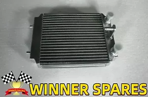 ALUMINUM AUXILIARY RADIATOR FOR AUDI S3/TTS;GOLF MK7 GTI 2.0TFSI Right Side - Foto 1 di 4