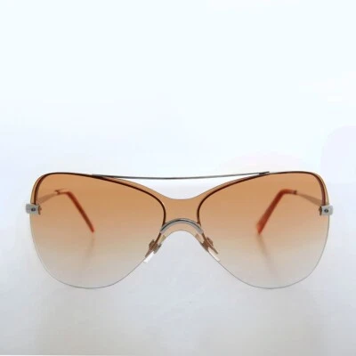 Brown Mono Lens Vintage Sunglasses - Pilar - Image 1 of 3