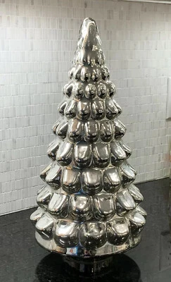 Cloches para árbol de Navidad Pottery Barn vidrio mercurio 18" medianas NUEVO en CAJA Foto 1 de 4