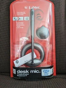NEW & SEALED Labtec Desk Mic 524 Desktop Microphone - Picture 1 of 2