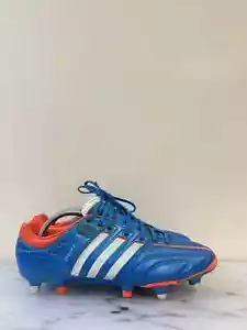 ADIDAS adiPure 11PRO SG G60015 Blue Leather Soccer Cleats Football Size US 9 - Picture 1 of 8