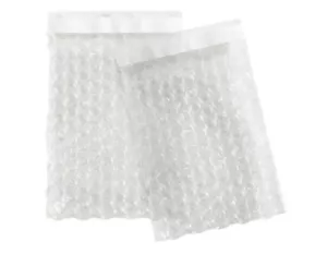 4" x 7.5" Bubble Pouches Clear Self Sealing Shipping Cushioning Bags - 25 Pack - Picture 1 of 1