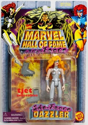Figura de acción Marvel Hall Of Fame She-Force Dazzler 5" Toy Biz sin usar, en caja 1997 Foto 1 de 4