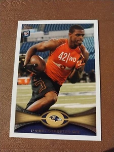 2012 Tommy Streeter Topps NFL Rookie Card RC #199 Baltimore Ravens Miami 'Canes  - Bild 1 von 2