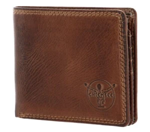 Cartera de cuero CHIEMSEE marrón coñac nueva - Imagen 1 de 5