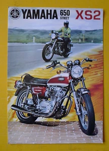 Vintage YAMAHA 650 STREET XS2 Motorcycle Sales BROCHURE Poster 1972 - Bild 1 von 3