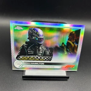 2022 Tops Chrome Formula 1 F1 #153 Lewis Hamilton Chrome Refractor - Picture 1 of 2