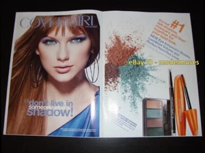 COVERGIRL Cosmetics 2-Page Magazine PRINT AD 2012 TAYLOR SWIFT - Picture 1 of 1