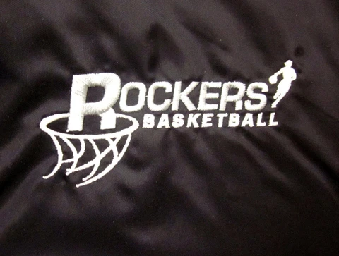 CLEVELAND ROCKERS med pullover w/ hood WNBA defunct basketball V-neck embroidery Cover